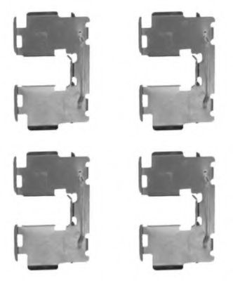 K0271 PAGID Brake System Accessory Kit, disc brake pads