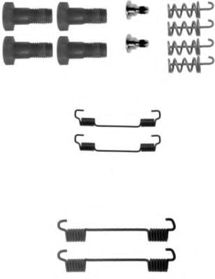 X0162 PAGID Accessory Kit, parking brake shoes