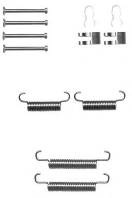 X0174 PAGID Accessory Kit, parking brake shoes