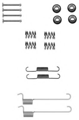 X0176 PAGID Accessory Kit, parking brake shoes
