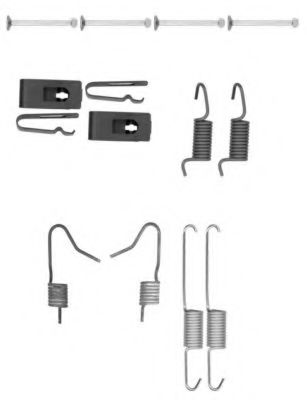 X0194 PAGID Accessory Kit, parking brake shoes