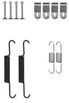 X0217 PAGID Accessory Kit, parking brake shoes
