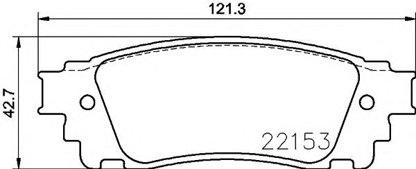 T2465 PAGID Brake Pad Set, disc brake