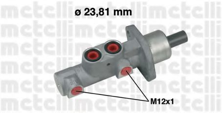 05-0645 METELLI Brake System Brake Master Cylinder