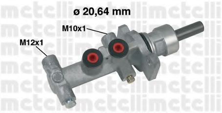 05-0553 METELLI Brake System Brake Master Cylinder