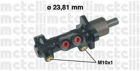 05-0599 METELLI Brake System Brake Master Cylinder