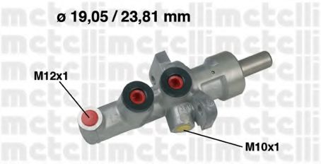 05-0619 METELLI Brake System Brake Master Cylinder