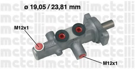 05-0623 METELLI Brake System Brake Master Cylinder