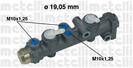 05-0018 METELLI Brake System Brake Master Cylinder