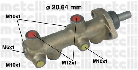 05-0043 METELLI Brake Master Cylinder