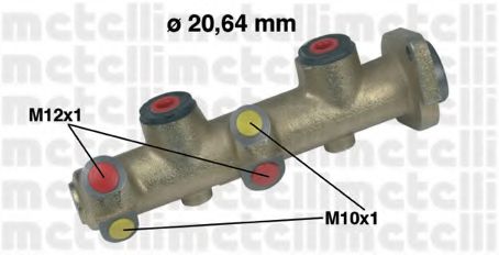 05-0136 METELLI Brake System Brake Master Cylinder