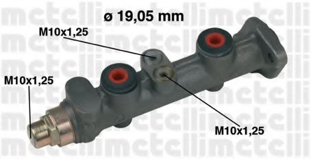 05-0158 METELLI Brake System Brake Master Cylinder