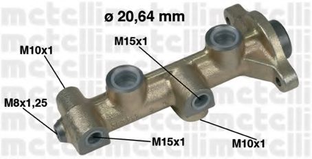 05-0178 METELLI Brake System Brake Master Cylinder