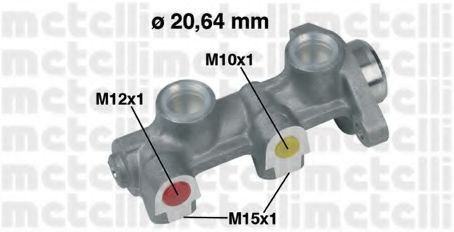 05-0184 METELLI Brake System Brake Master Cylinder
