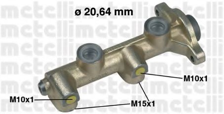 05-0187 METELLI Brake System Brake Master Cylinder