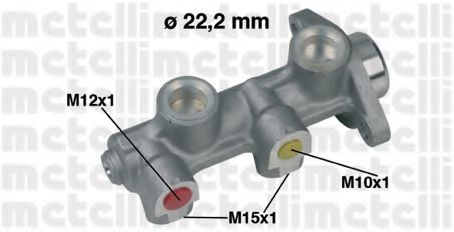 05-0189 METELLI Brake System Brake Master Cylinder