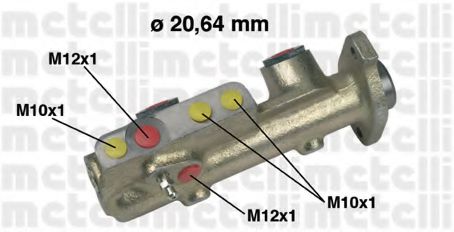 05-0192 METELLI Brake System Brake Master Cylinder