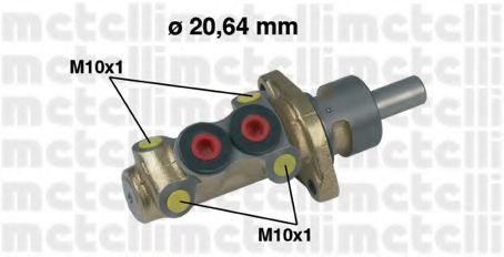 05-0205 METELLI Brake System Brake Master Cylinder