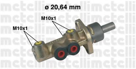 05-0221 METELLI Brake System Brake Master Cylinder
