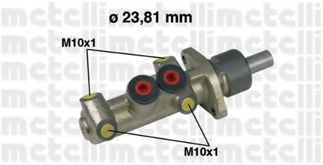05-0222 METELLI Brake System Brake Master Cylinder