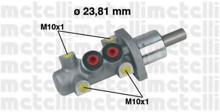 05-0247 METELLI Brake System Brake Master Cylinder