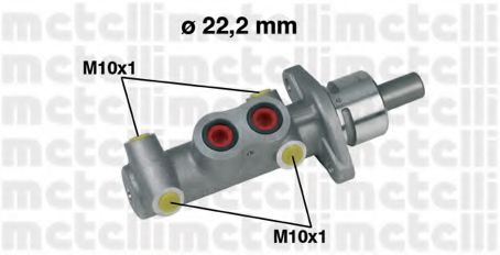 05-0290 METELLI Brake System Brake Master Cylinder