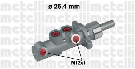 05-0314 METELLI Brake System Brake Master Cylinder