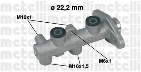 05-0345 METELLI Brake System Brake Master Cylinder