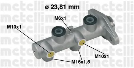 05-0349 METELLI Brake System Brake Master Cylinder