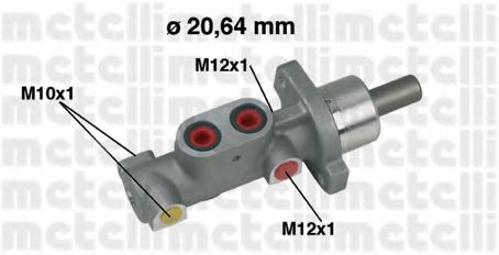 05-0363 METELLI Brake System Brake Master Cylinder