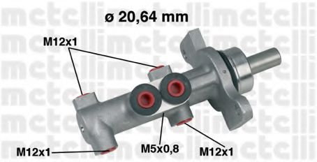 05-0422 METELLI Brake System Brake Master Cylinder
