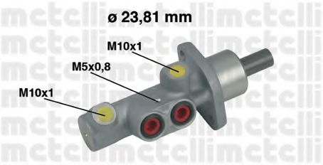 05-0452 METELLI Brake System Brake Master Cylinder