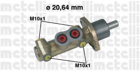 05-0461 METELLI Brake System Brake Master Cylinder