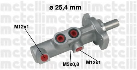 05-0425 METELLI Brake System Brake Master Cylinder