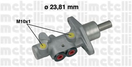 05-0494 METELLI Brake System Brake Master Cylinder