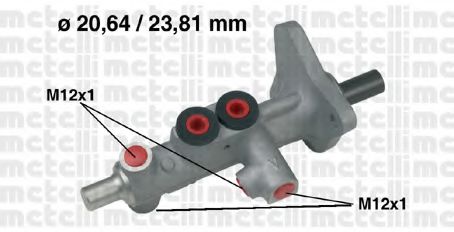 05-0627 METELLI Brake System Brake Master Cylinder