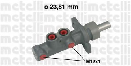 05-0635 METELLI Brake System Brake Master Cylinder