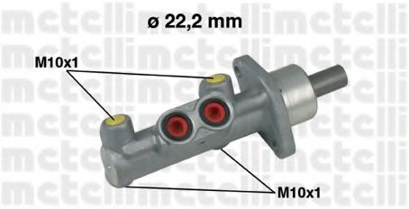 05-0637 METELLI Brake System Brake Master Cylinder
