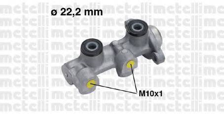 05-0511 METELLI Brake System Brake Master Cylinder