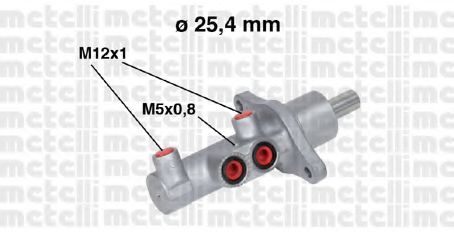 05-0543 METELLI Brake System Brake Master Cylinder
