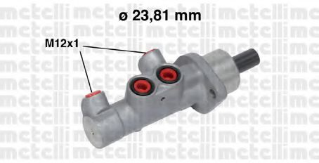 05-0587 METELLI Brake System Brake Master Cylinder