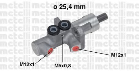 05-0613 METELLI Brake System Brake Master Cylinder