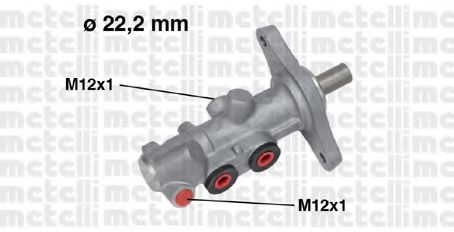 05-0614 METELLI Brake System Brake Master Cylinder