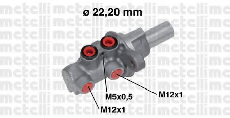 05-0686 METELLI Brake System Brake Master Cylinder