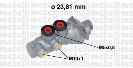 05-0694 METELLI Brake System Brake Master Cylinder
