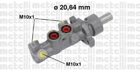 05-0708 METELLI Brake System Brake Master Cylinder