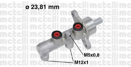 05-0712 METELLI Brake System Brake Master Cylinder