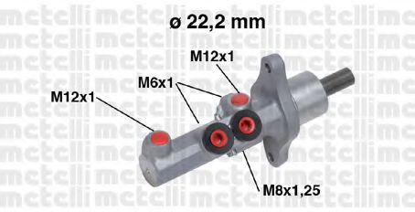 05-0720 METELLI Brake System Brake Master Cylinder