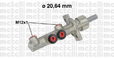 05-0741 METELLI Brake System Brake Master Cylinder
