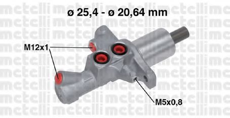 05-0748 METELLI Brake System Brake Master Cylinder